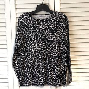 Leopard Print Long Sleeve Top